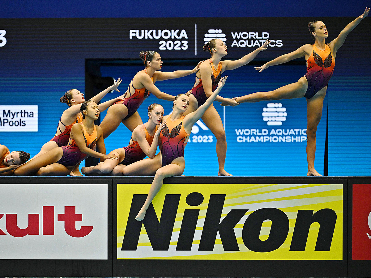 acrobatic of artistic swimming at the World Swimming Championships in Fukuoka,Japan - Sakshi30