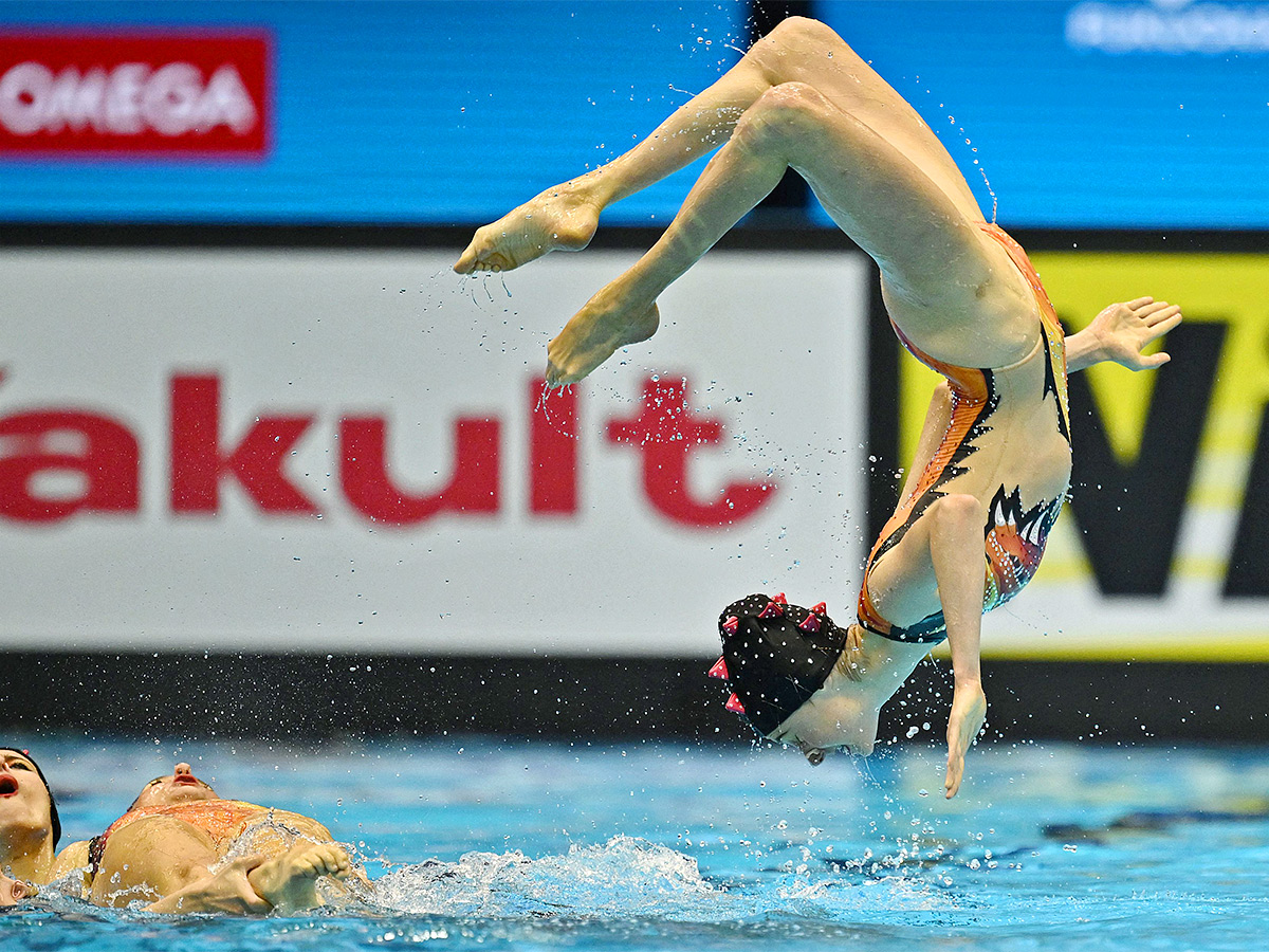 acrobatic of artistic swimming at the World Swimming Championships in Fukuoka,Japan - Sakshi33