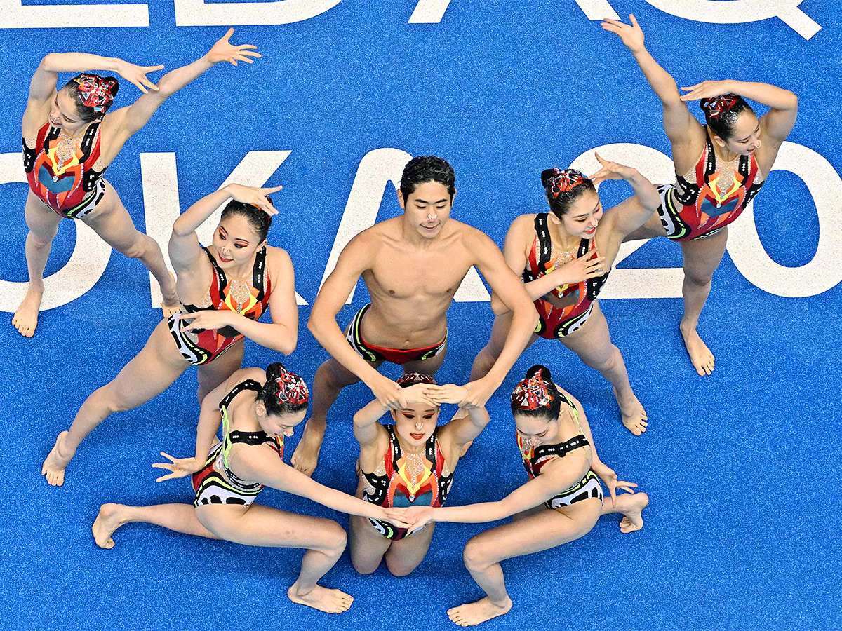 acrobatic of artistic swimming at the World Swimming Championships in Fukuoka,Japan - Sakshi37