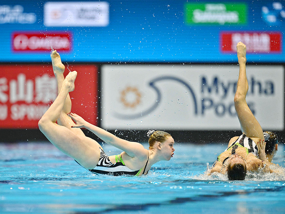 acrobatic of artistic swimming at the World Swimming Championships in Fukuoka,Japan - Sakshi38