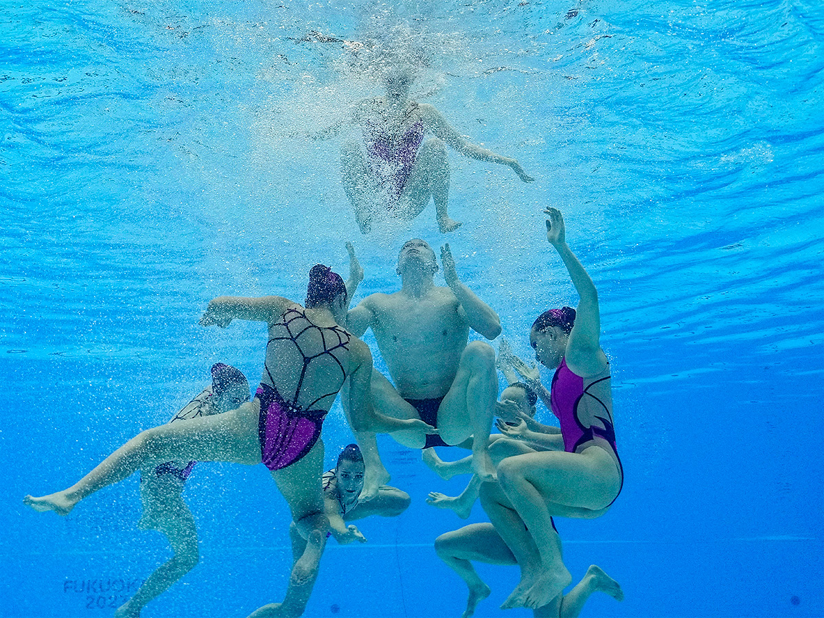 acrobatic of artistic swimming at the World Swimming Championships in Fukuoka,Japan - Sakshi40