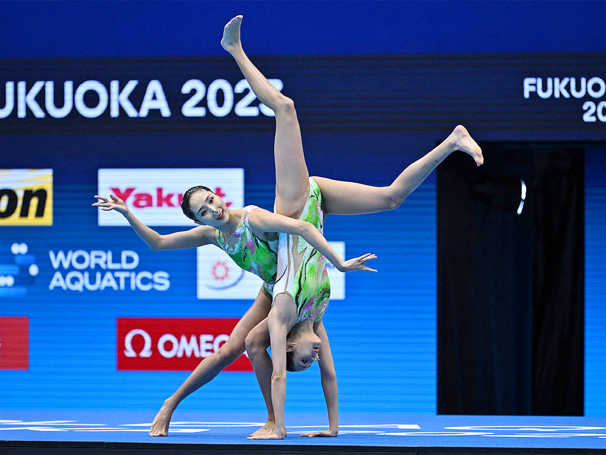 acrobatic of artistic swimming at the World Swimming Championships in Fukuoka,Japan - Sakshi5