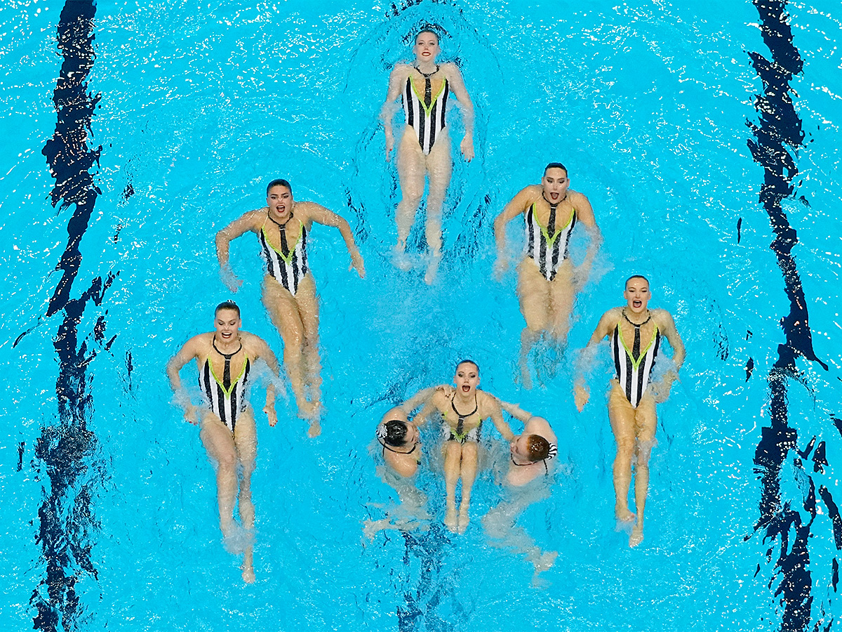 acrobatic of artistic swimming at the World Swimming Championships in Fukuoka,Japan - Sakshi46