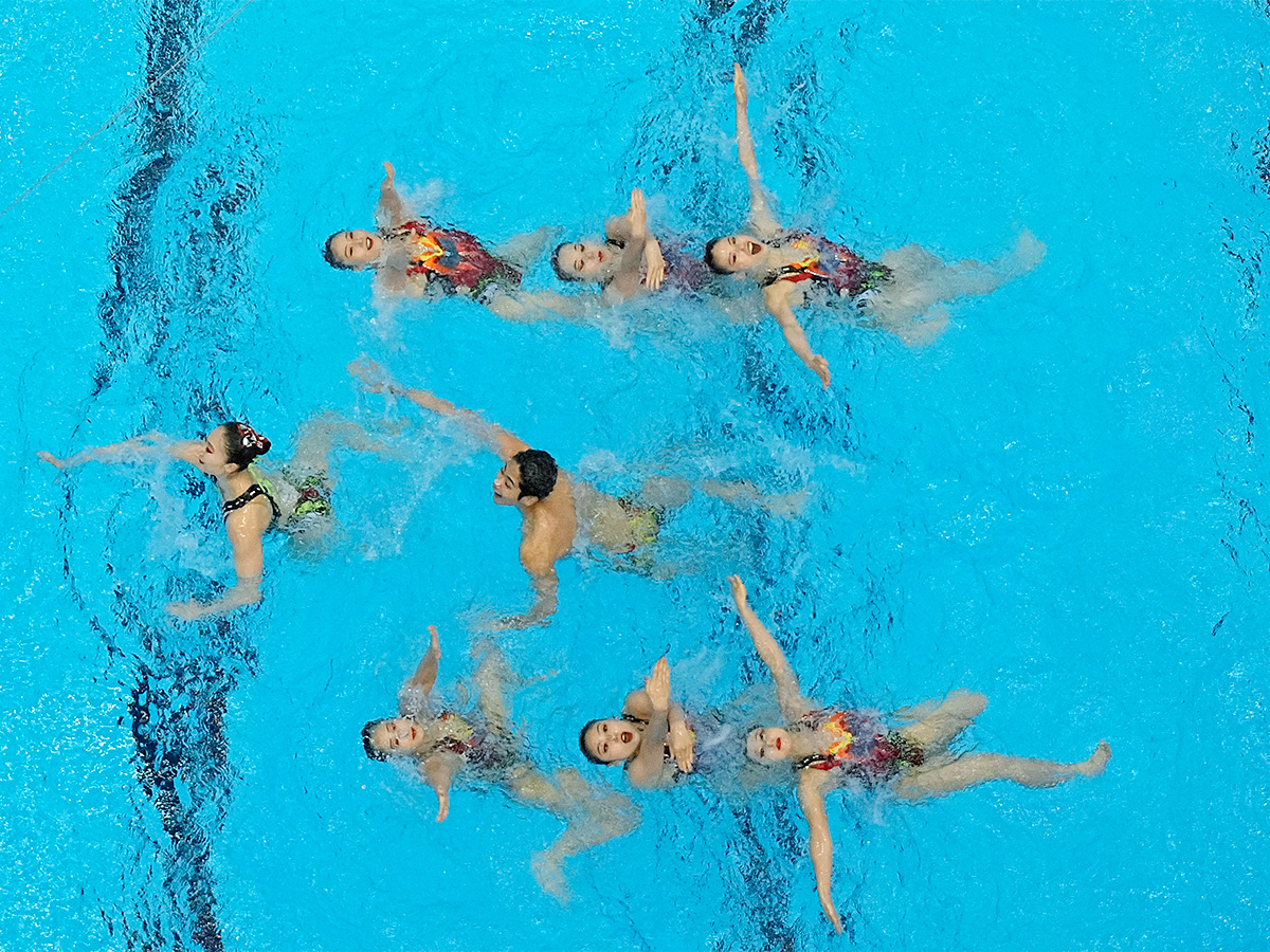 acrobatic of artistic swimming at the World Swimming Championships in Fukuoka,Japan - Sakshi47