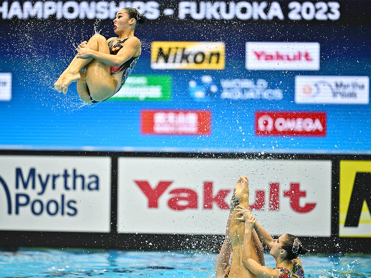 acrobatic of artistic swimming at the World Swimming Championships in Fukuoka,Japan - Sakshi50