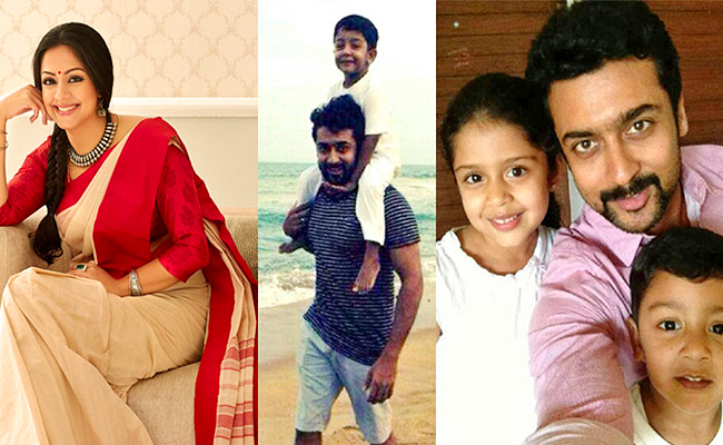 Hero Suriya With his Son and Daughter Photos - Sakshi19