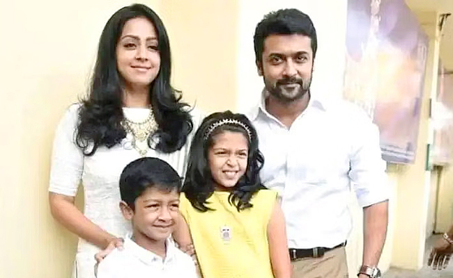 Hero Suriya With his Son and Daughter Photos - Sakshi8