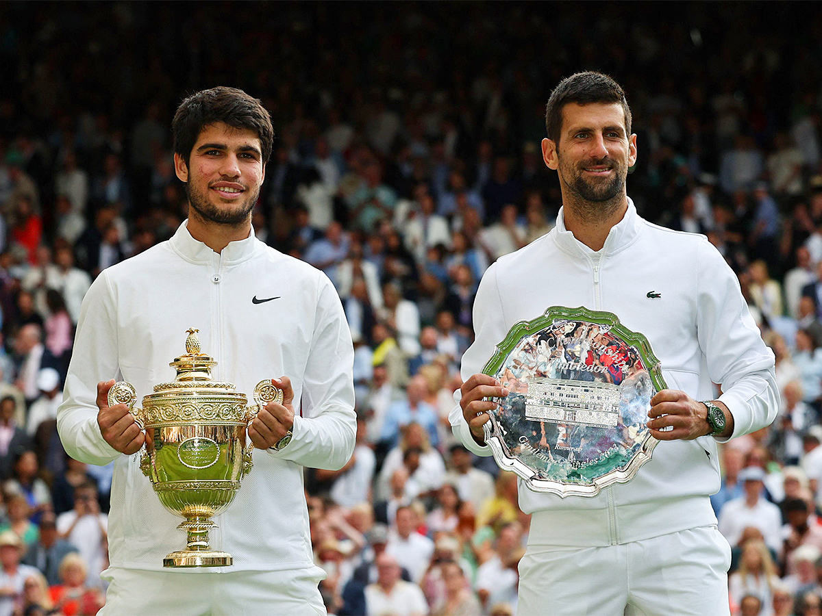 Wimbledon 2023: Carlos Alcaraz beats Novak Djokovic Photos - Sakshi4