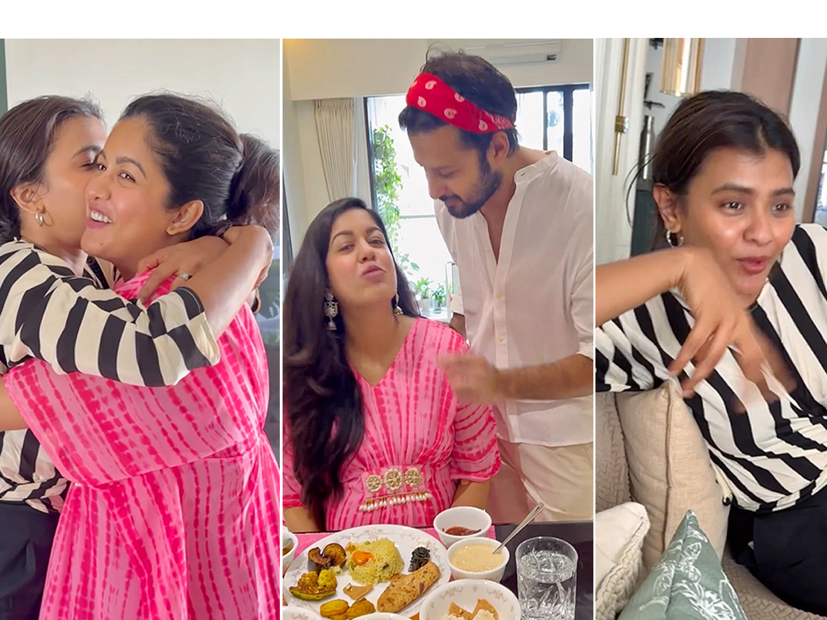 Ishita Dutta enjoys scrumptious food at her Bengali baby shower Photos - Sakshi1