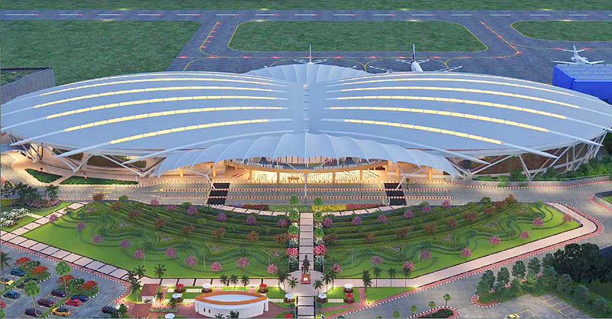 New Integrated Terminal Building of Veer Savarkar International Airport - Sakshi3