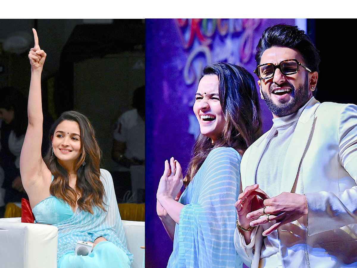 Rocky Aur Rani Kii Prem Kahaani Promotions By Ranveer Singh And Alia Bhatt Photos - Sakshi1