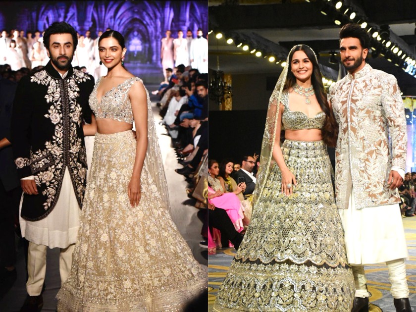Deepika and Ranbir Kapoor at Manish Malhotra Mijwan 2018 Rare Photos - Sakshi1