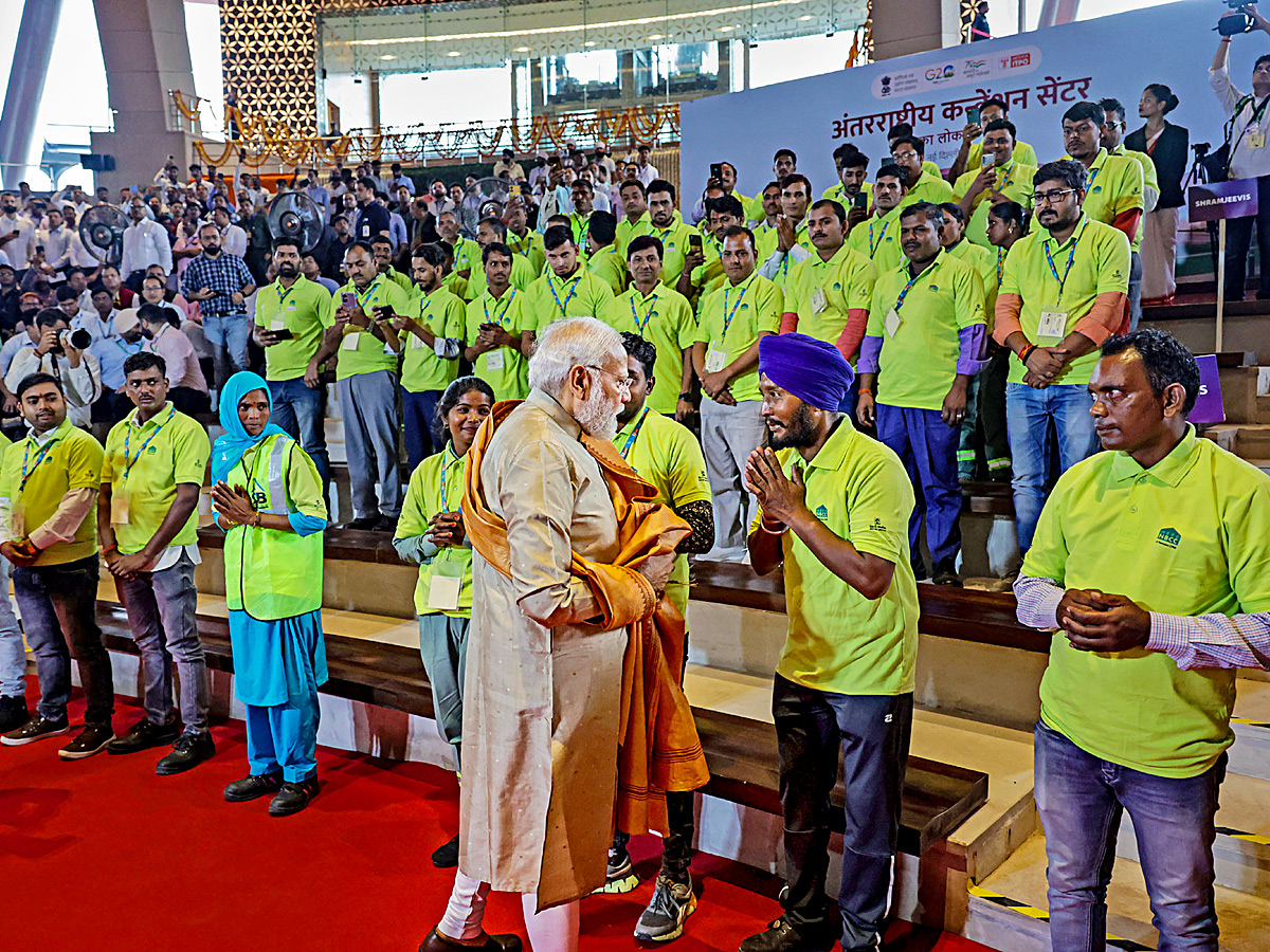 PM Modi inaugurates IECC Complex in Pragati Maidan At Delhi Photos - Sakshi12