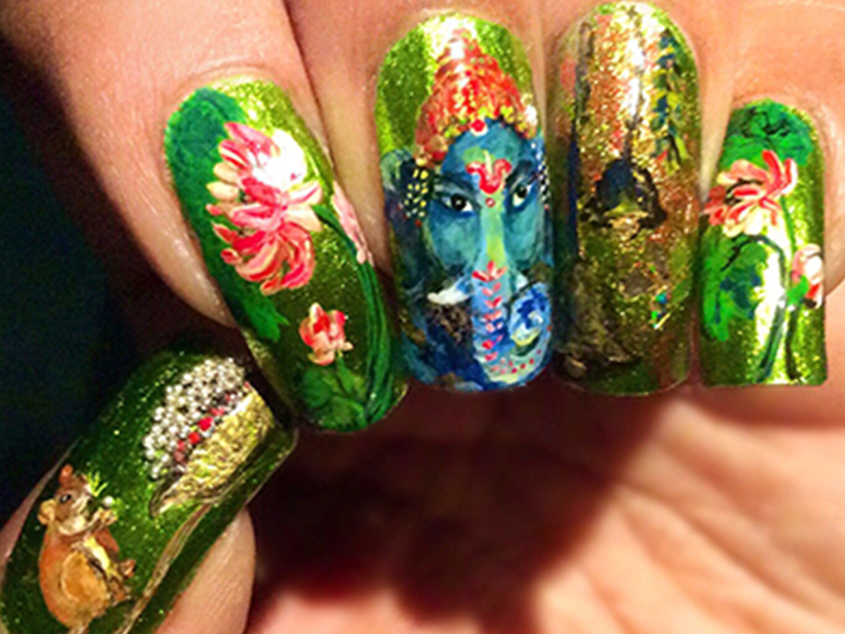 Fabulous Nail Art Designs HD Photo Gallery - Sakshi10