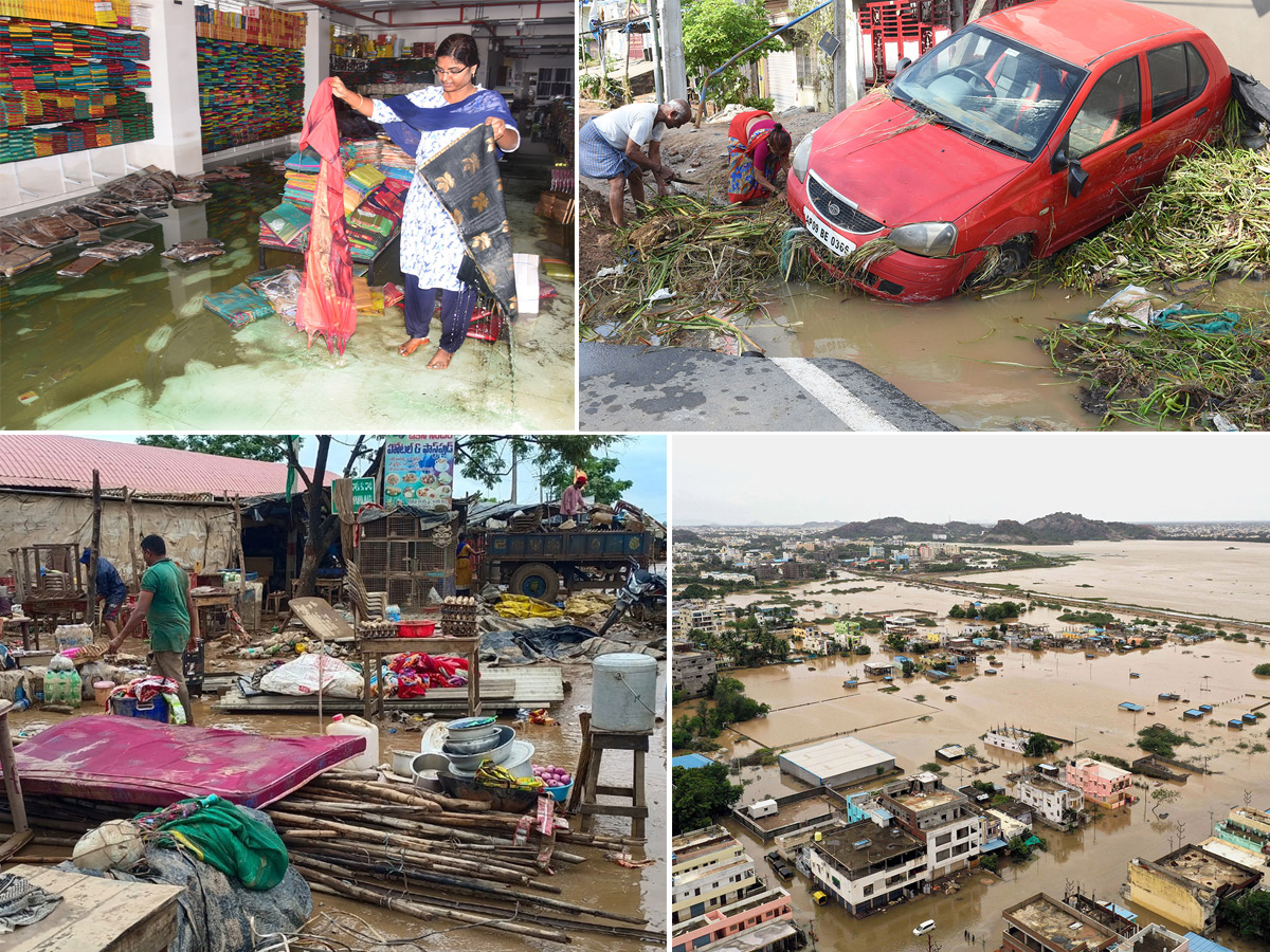 Photos Of Flood Water In Warangal Due To Heavy Rains - Sakshi1