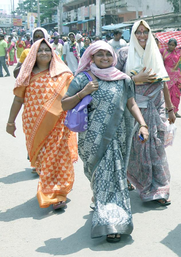 Huge Devotees take part in Simhachalam Giri Pradakshina Pics - Sakshi11