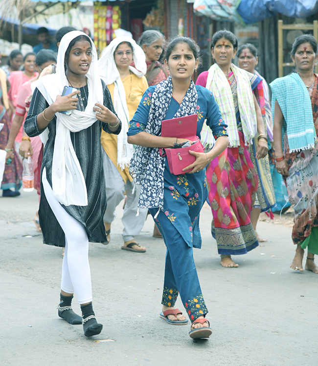 Huge Devotees take part in Simhachalam Giri Pradakshina Pics - Sakshi13