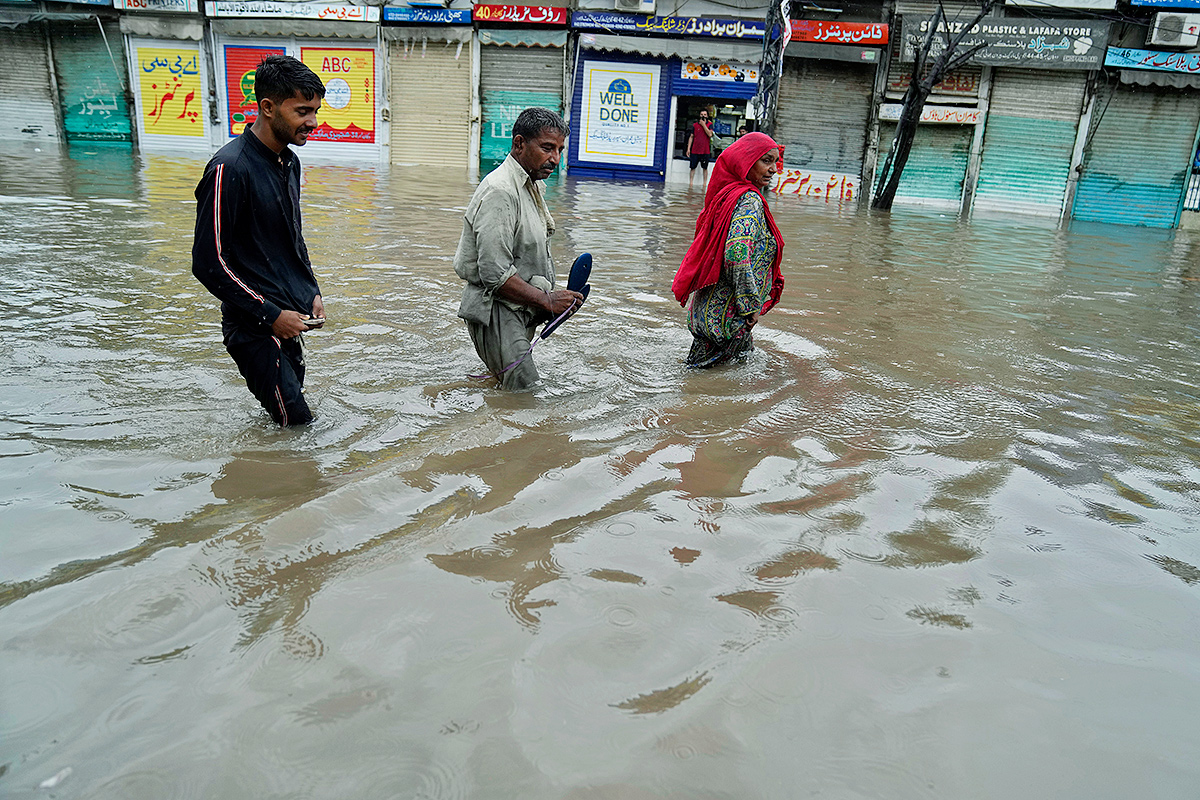 Monsoon New Spell Heavy Rainfall in Lahore - Sakshi8