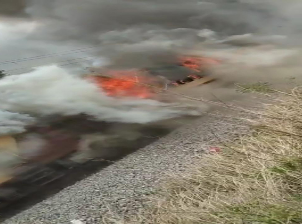 Falaknuma Express train catches fire near Hyderabad - Sakshi15