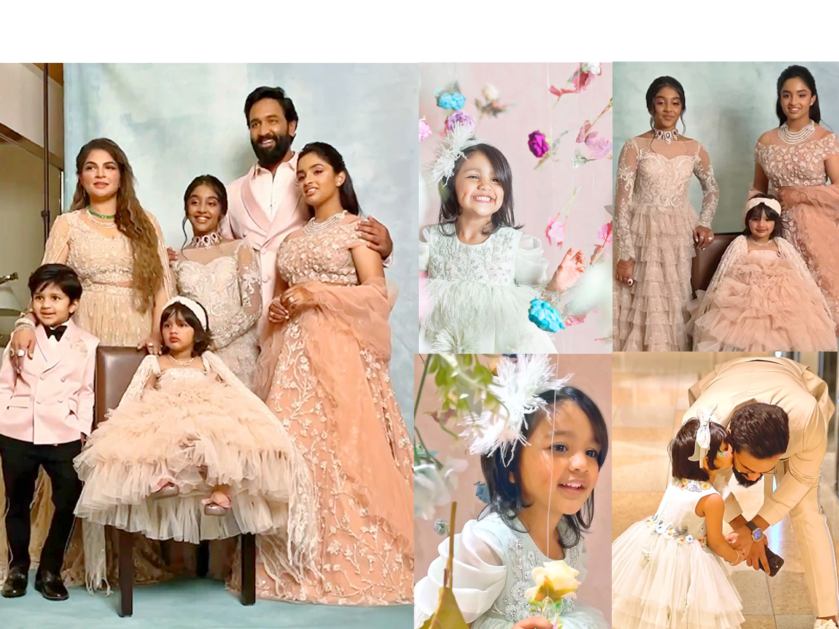 Vishnu Manchu daughter Ayra vidya birthday celebration photos - Sakshi1