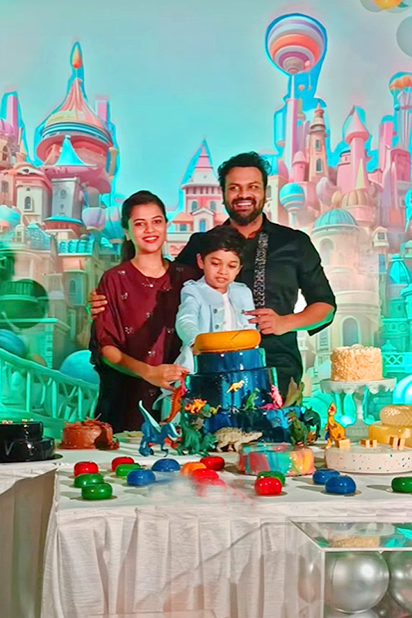 Manchu Manoj and Bhuma Mounika Reddy son birthday celebrations with family Photos - Sakshi10