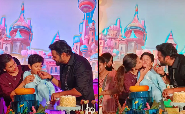 Manchu Manoj and Bhuma Mounika Reddy son birthday celebrations with family Photos - Sakshi6