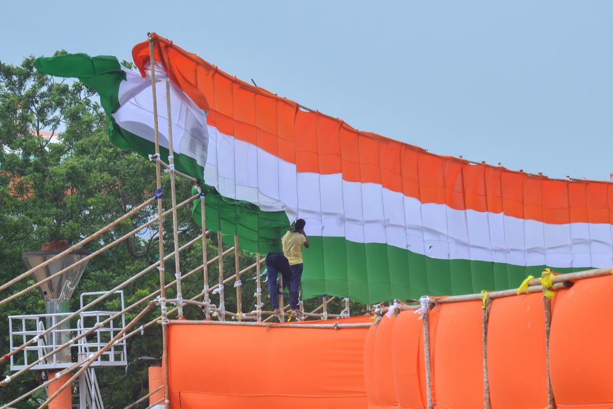 Independence Day 2023 Arrangements at Indira Gandhi Municipal Stadium Photos - Sakshi26