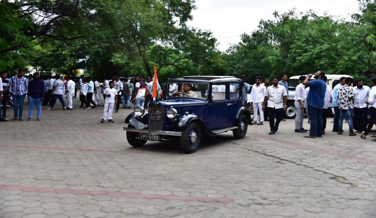 Vintage Vehicles Automobile Display At Sanjeevaiah Park - Sakshi15