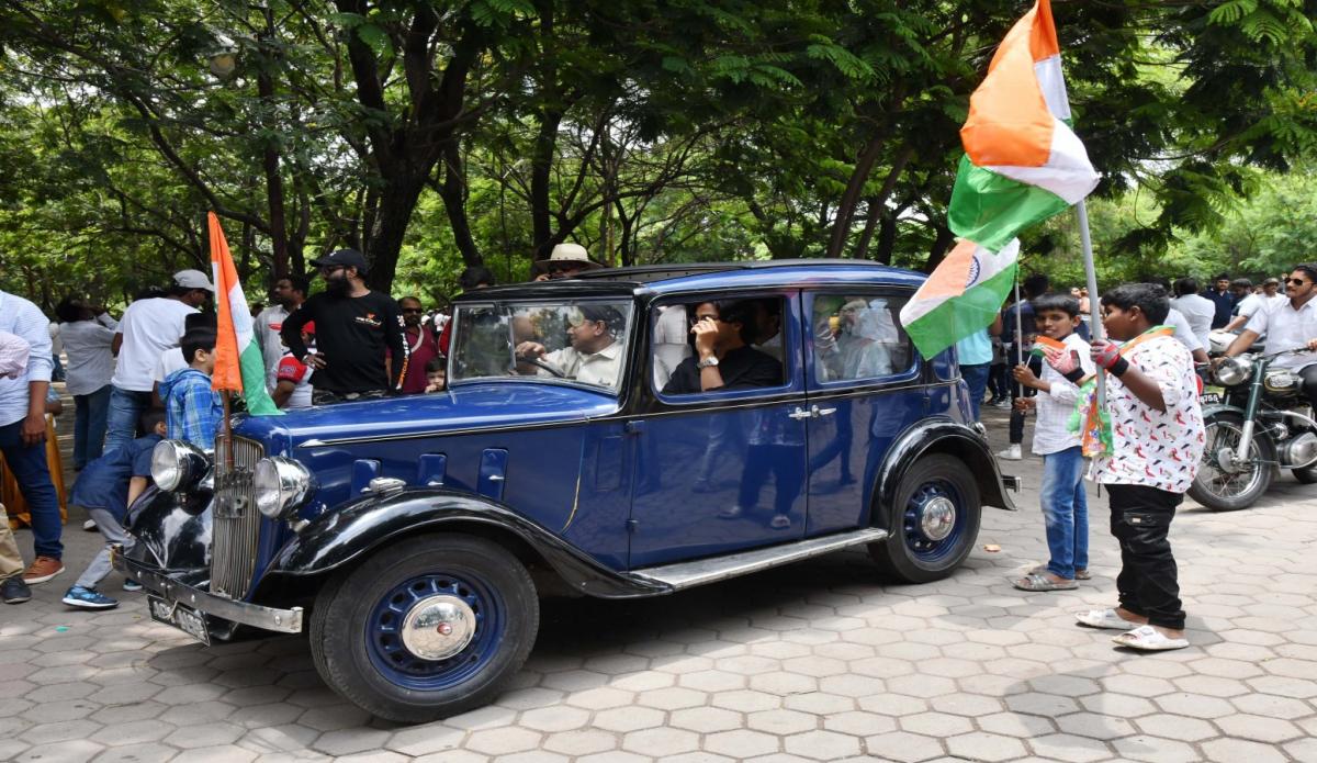 Vintage Vehicles Automobile Display At Sanjeevaiah Park - Sakshi2