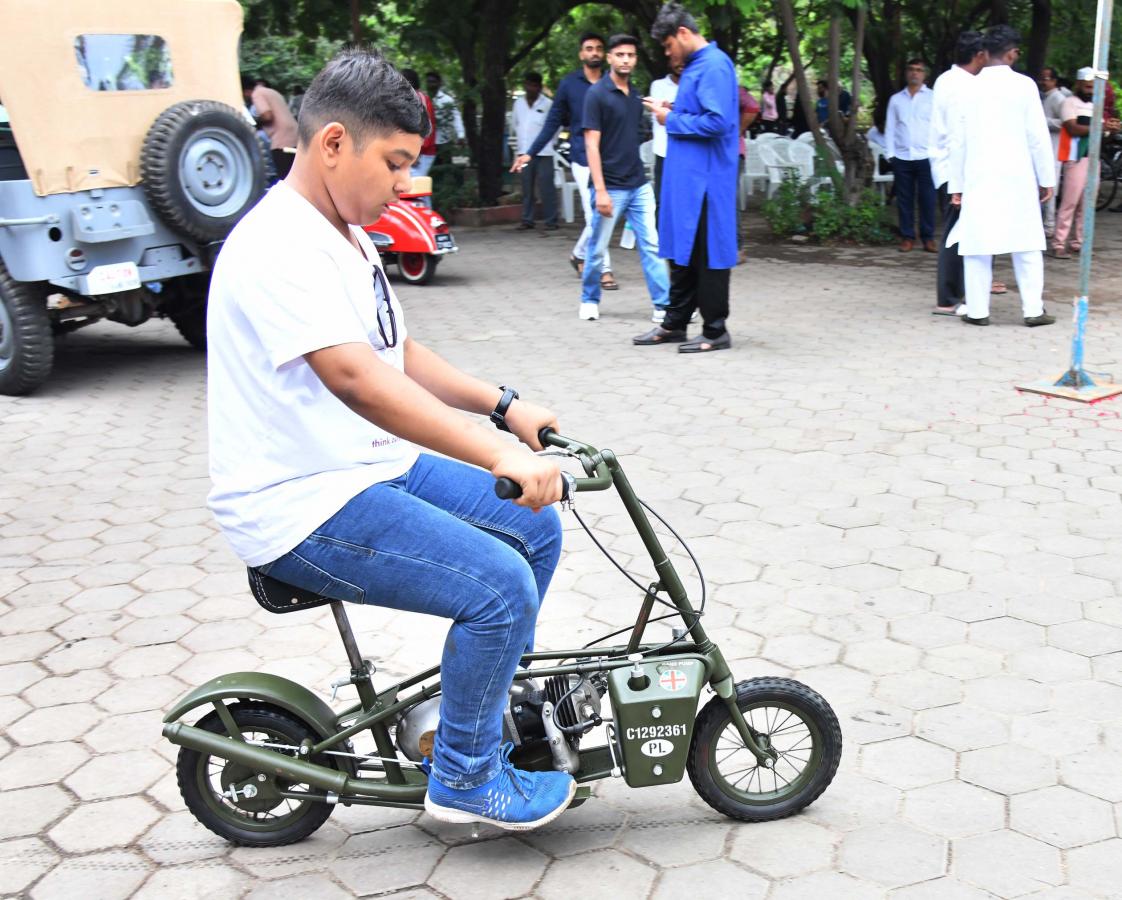 Vintage Vehicles Automobile Display At Sanjeevaiah Park - Sakshi8