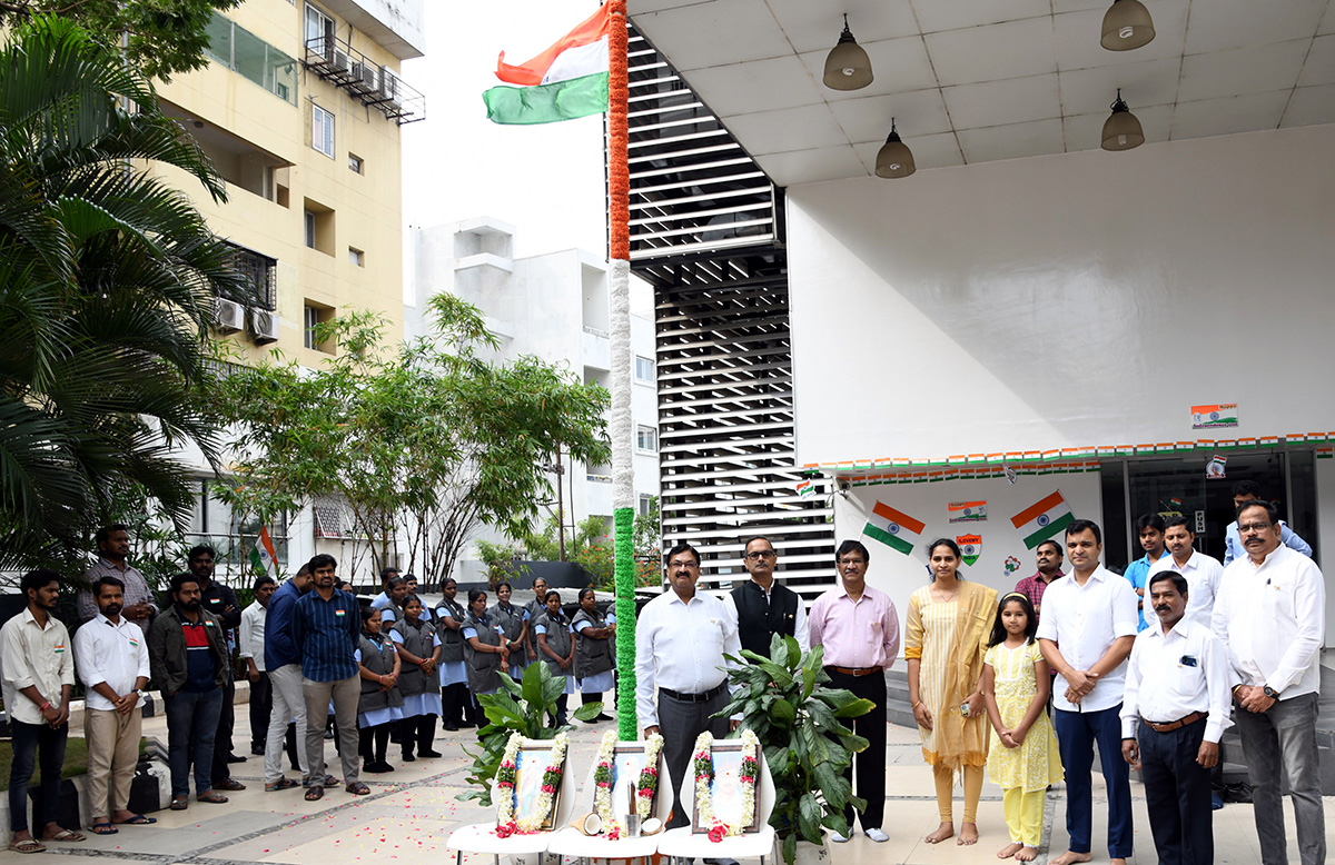 independence day celebration in sakshi office hyderabad - Sakshi24