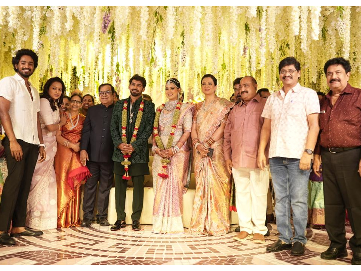 Brahmanandam Younger Son Siddharth wedding Photos - Sakshi13