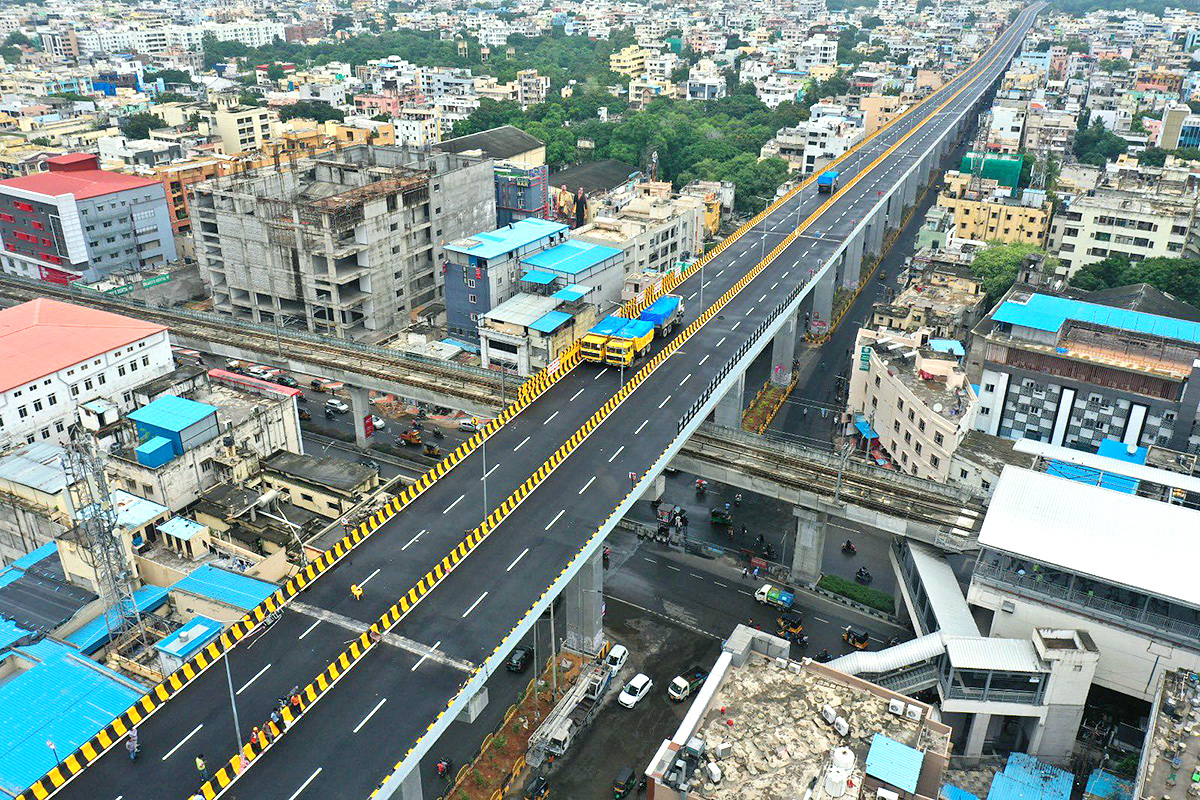 Steel Bridge Flyover In Hyderabad  - Sakshi2