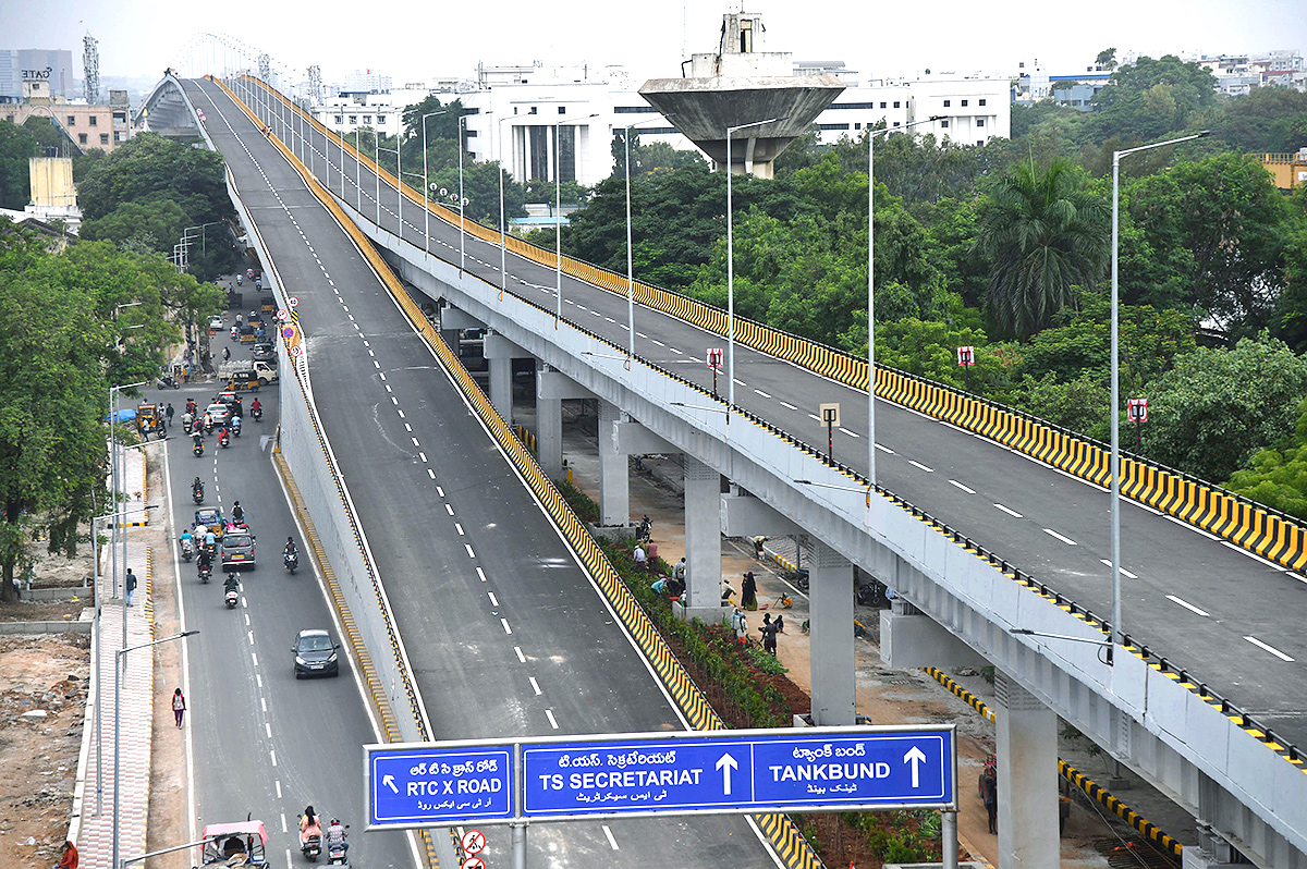 Steel Bridge Flyover In Hyderabad  - Sakshi10