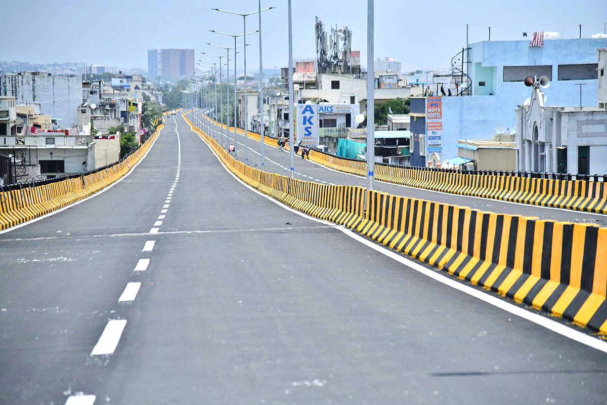 Steel Bridge Flyover In Hyderabad  - Sakshi11