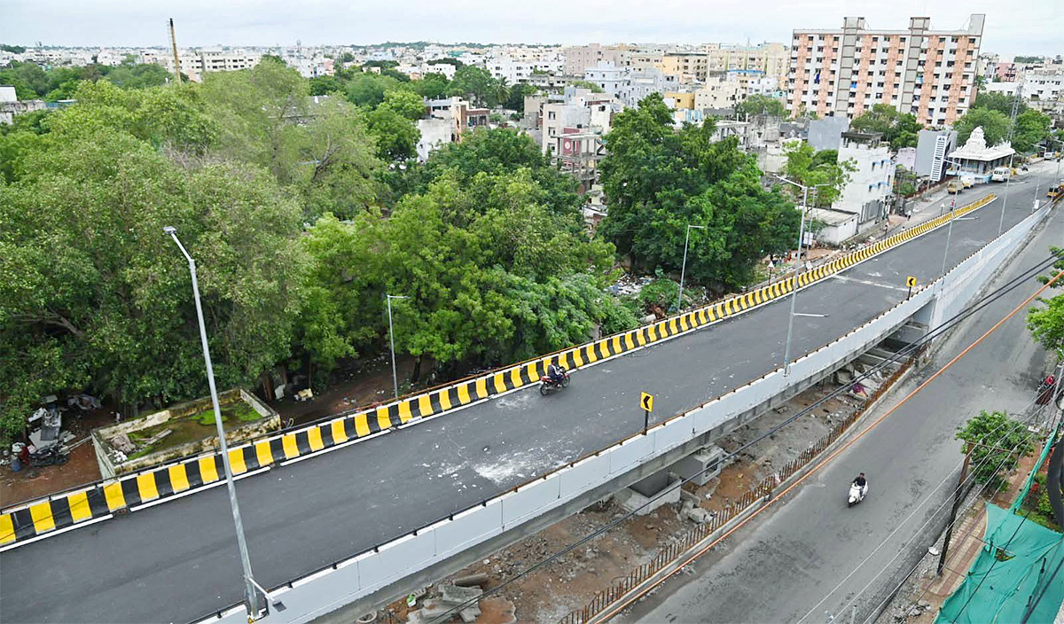 Steel Bridge Flyover In Hyderabad  - Sakshi12