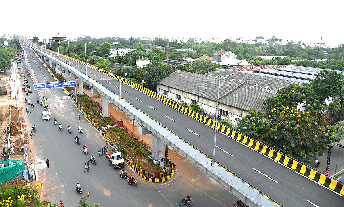 Steel Bridge Flyover In Hyderabad  - Sakshi13