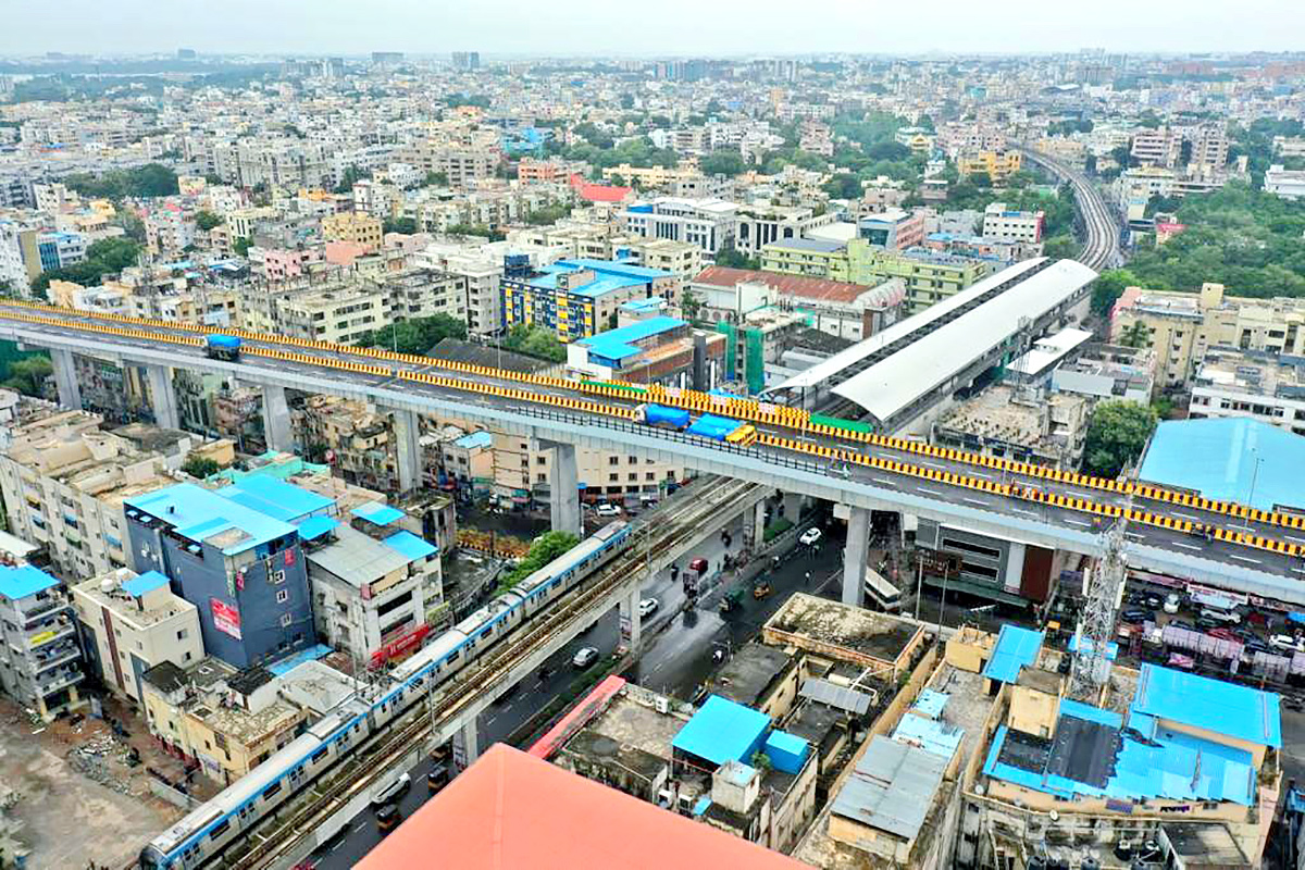 Steel Bridge Flyover In Hyderabad  - Sakshi3