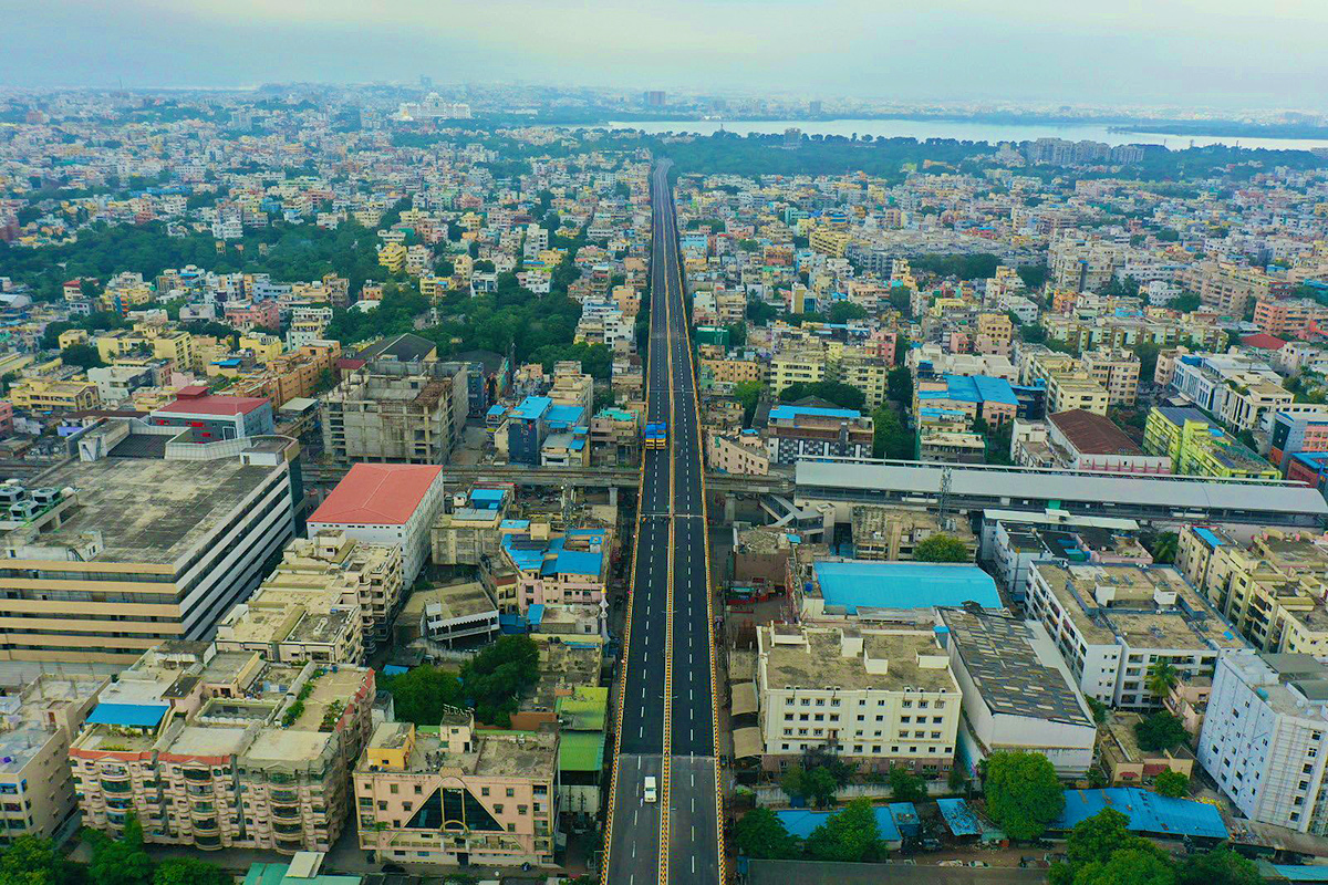 Steel Bridge Flyover In Hyderabad  - Sakshi4