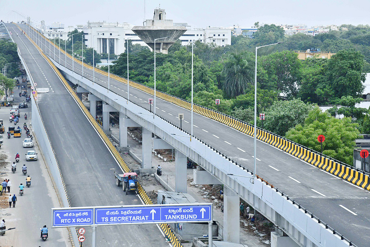 Steel Bridge Flyover In Hyderabad  - Sakshi6