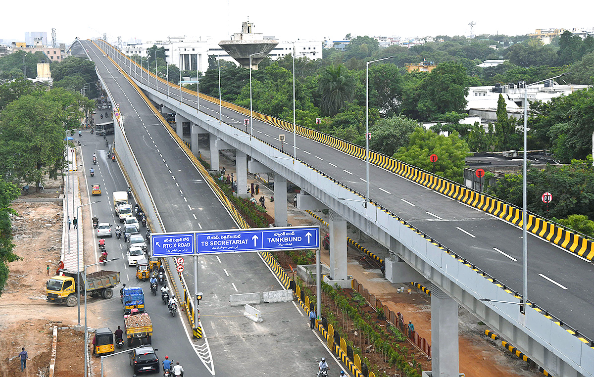 Steel Bridge Flyover In Hyderabad  - Sakshi9