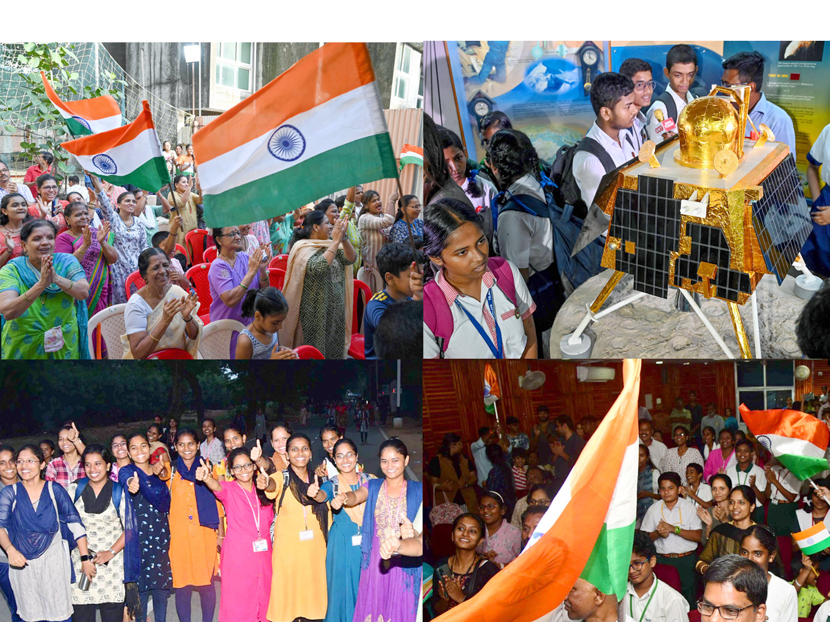 Celebrations Of Chandrayaan3 success Photos - Sakshi1