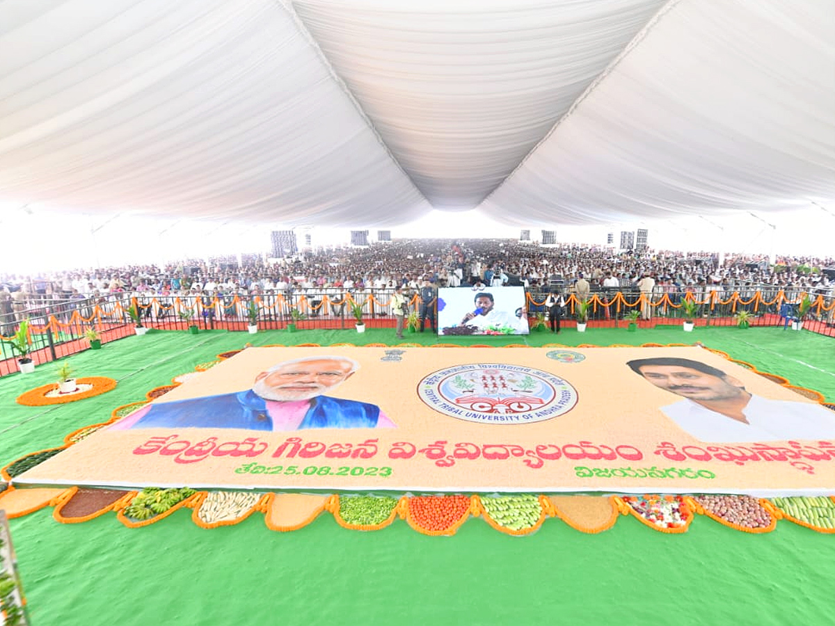 AP CM YS Jagan Lay Foundation Stone For Central Tribal University at Vizianagaram District - Sakshi23