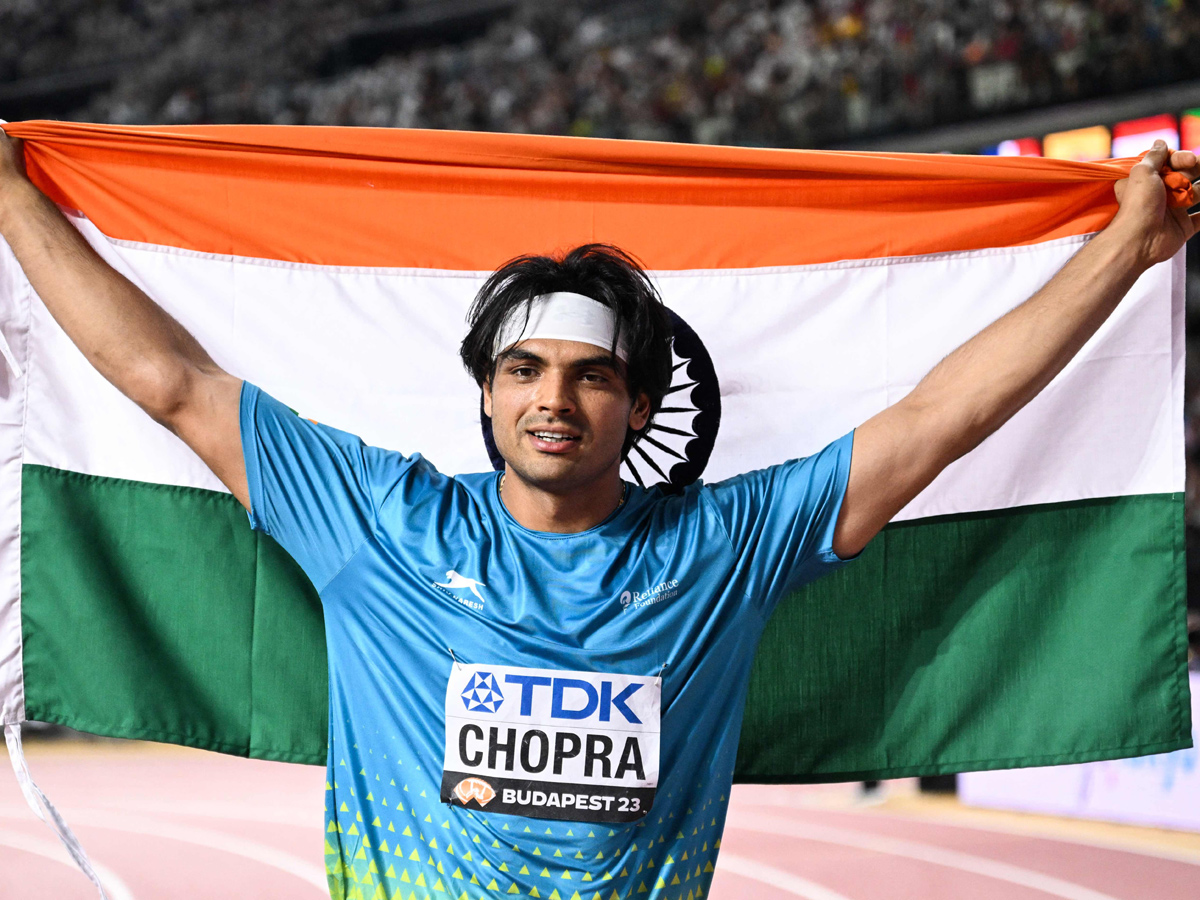 Neeraj Chopra becomes first Indian to win gold at World - Sakshi14