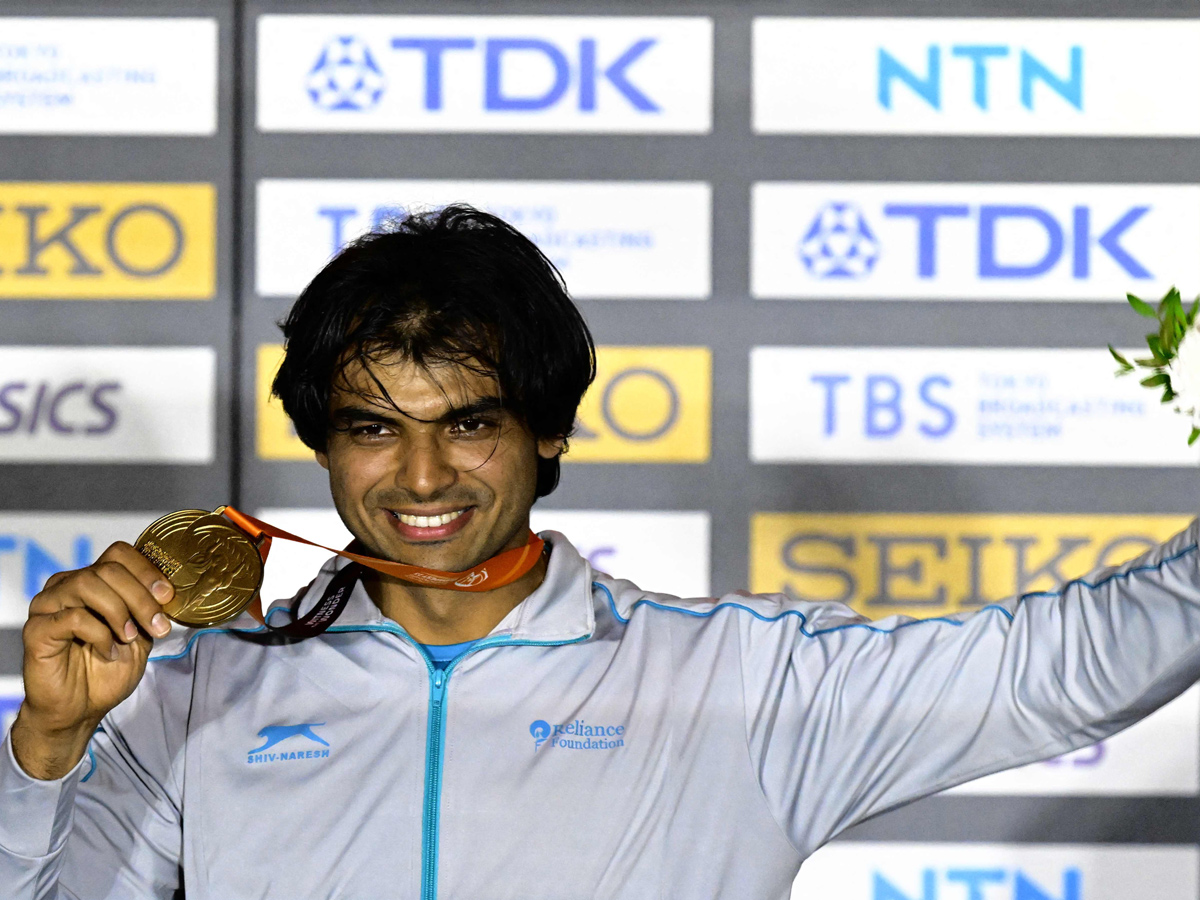 Neeraj Chopra becomes first Indian to win gold at World - Sakshi19