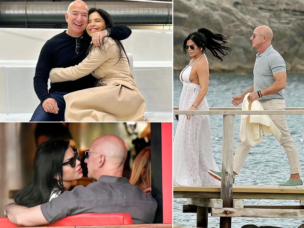 Amazon Founder jeff bezos and lauren sanchez photos - Sakshi1