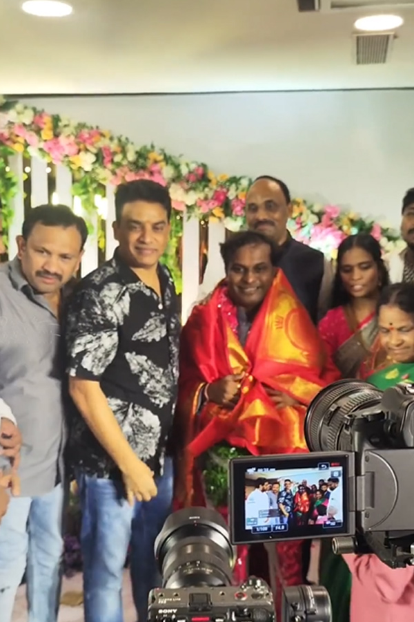 Producer Dil Raju And Brahmanandam Attend Racha Ravis birthday celebrations Photos - Sakshi7