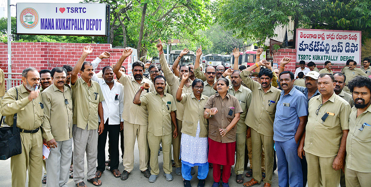 Telangana Tsrtc Bandh Telangana State Wide Updates - Sakshi23