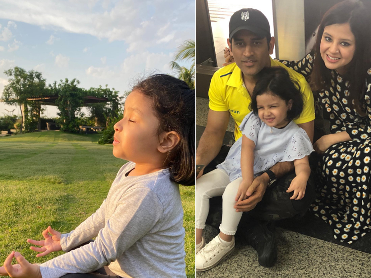 MS Dhoni Daughter Cute and Viral Photos - Sakshi1