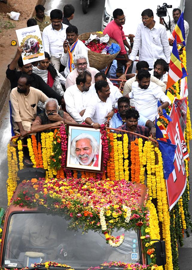 Huge Crowd Participates For Gaddar Final Journey - Sakshi4